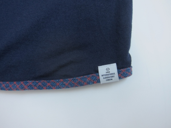 SUBLIG HENLEY SS (INDIGO CHECK) NAVY 2.jpg