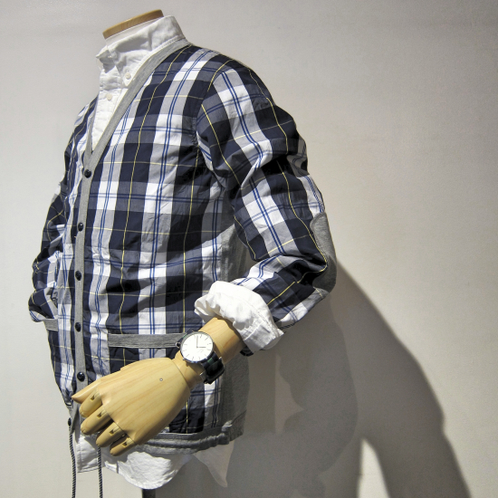 Shirt/SAGE DECRET ¥18000+tax. Shirt/Gitman Brothers Vintage ¥22000+tax. Watch/Daniel Wellington Silver Classic warwick40ミリ ¥22000+tax