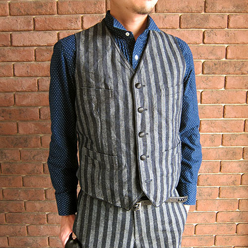 The Stylist Japan タキシードデニム ベスト.jpg
