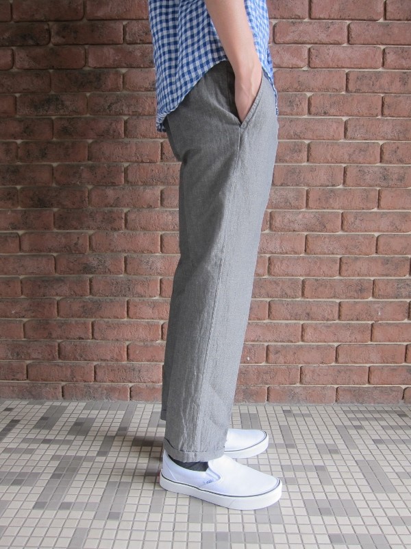 lideal リディアル PURE ピュア CLシャンブレー GRY 3.jpg