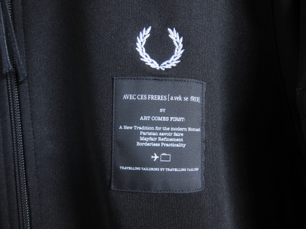 ART COMES FIRST アートカムズファースト FRED PERRY フレッドペリー contrast sleeve track Jacket 4.jpg