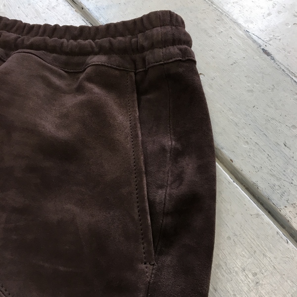 Marea Erre ޥ쥢å suede long pants brown 7.jpg