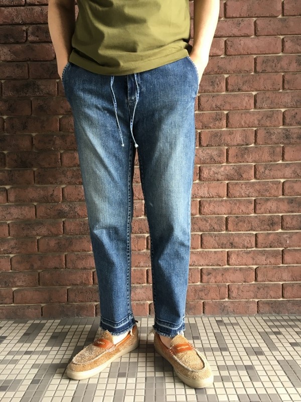 marea erre マレアエッレ DENIM Long Pants with string 1.jpg