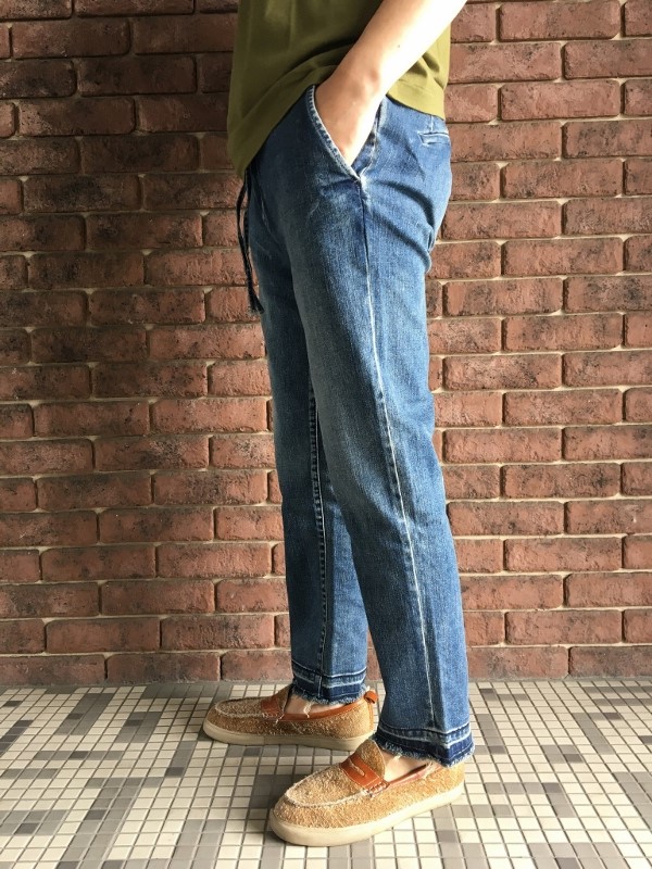 marea erre マレアエッレ DENIM Long Pants with string 2.jpg