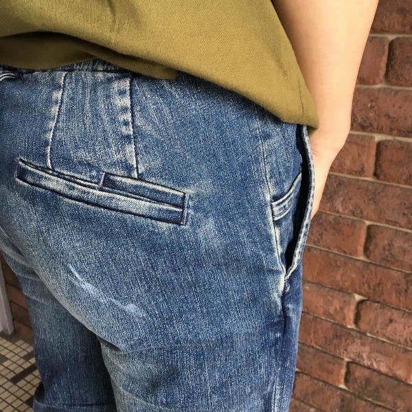 marea erre マレアエッレ DENIM Long Pants with string 4.jpg