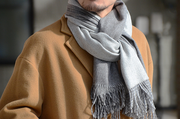 イノウエブラザーズ Double Face Brushed Stole マフラー | www.pfresco.it