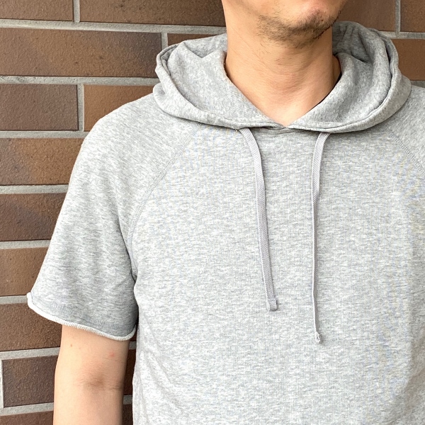 REIGNING CHAMP 쥤˥󥰥 CUT OFF PULLOVER HOODIE LIGHTWEIGHT TERRY H.GREY ѡ 3.jpg