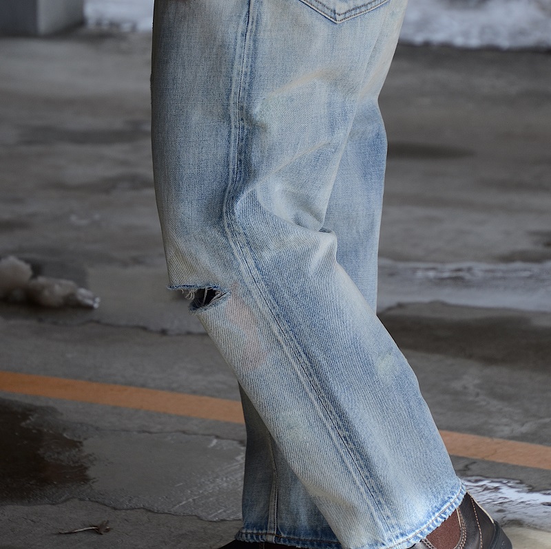 早者勝ち! 23ss ANCELLM ANCELLM PANTS SELVEDGE DENIM DENIM
