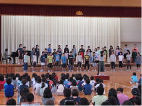 H29年7月6日 北部音楽会へ向けて 白馬村立白馬北小学校