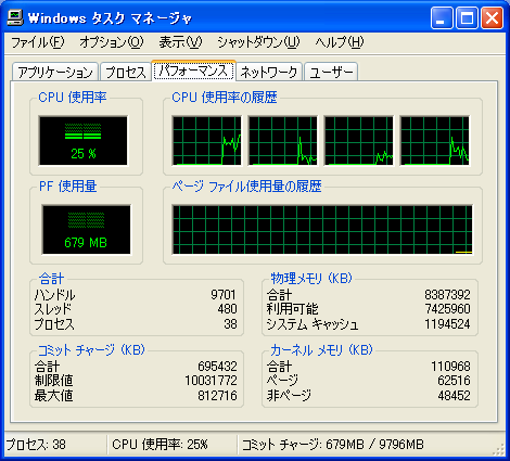 タスクマネージャ(2)
