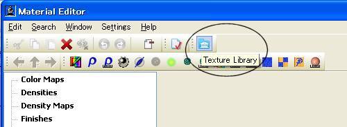 ツールバーにtexture library