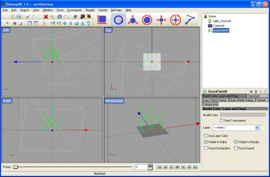 GrassPatch plugin で追加されたオブジェクト