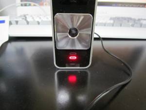 充電中