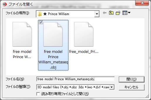 PoseRayで読み込み