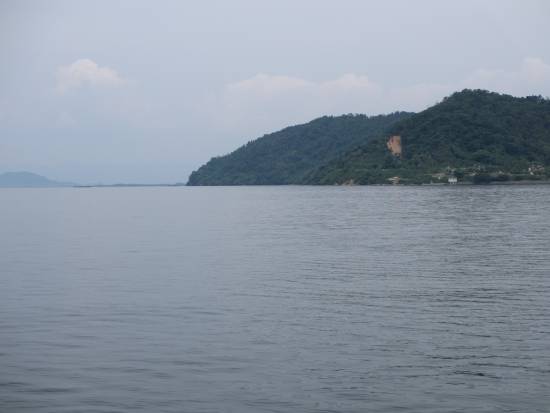 沖島北西端