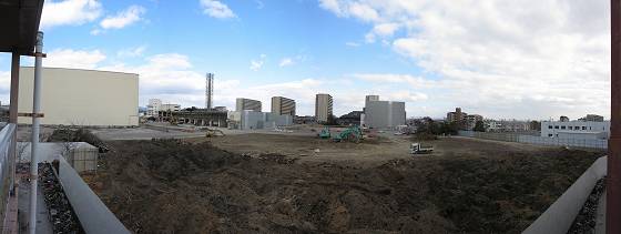 2014年2月22日 森永工場跡地 180度パノラマ