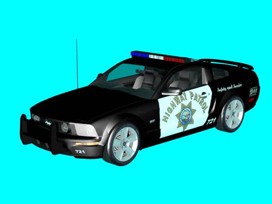Ford Mustang GT Patrol car