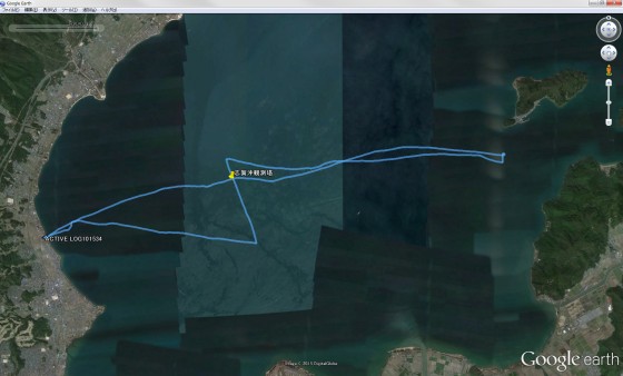 琵琶湖セーリング 軌跡