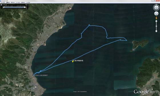 琵琶湖セーリング 軌跡