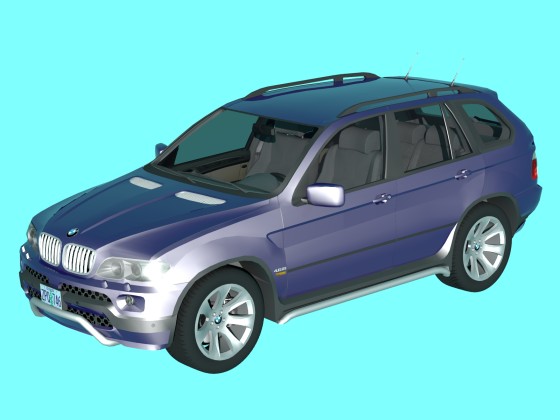 BMW X5 Blue