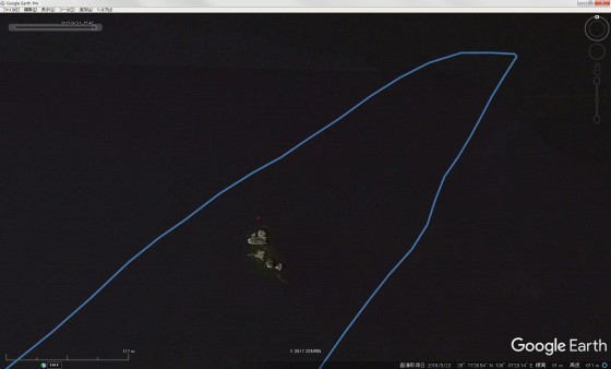 GPSのトラッキングデータをGoogle Earthで表示