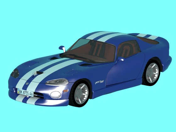 Dodge Viper GTS Blue