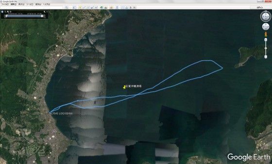 GPSのトラッキングデータをGoogle Earthで表示