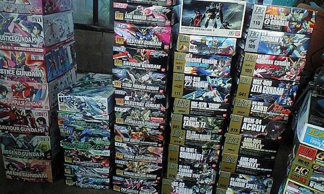 ガンダムのプラモデル