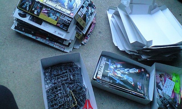ガンダムのプラモデル