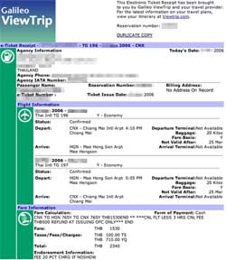 e-ticket