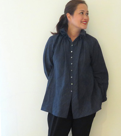 ユナヒカ　セットインフリルブラウス　サイズ2 セットインフリルブラウス | yunahica