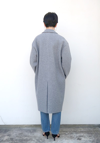 ATON BOUMOU MELTON TENT LINE COAT