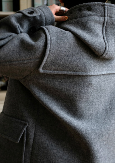 YLÈVE Wool Double Twill Duffle Coat Black | Cultizm