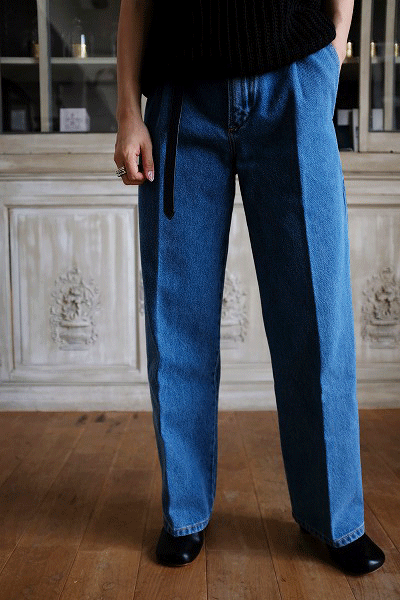 【hii】cristaseya BLEACHED DENIM 楽天市場】CristaSeya クリスタセヤ Bleached denim high-waisted