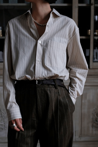 トップス Cristaseya./CLAUDINE COLLAR SHIRT Cristaseya./CLAUDINE COLLAR SHIRT