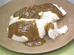 カレーひややっこ