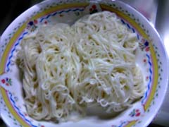 そうめん(ゆでたもの)