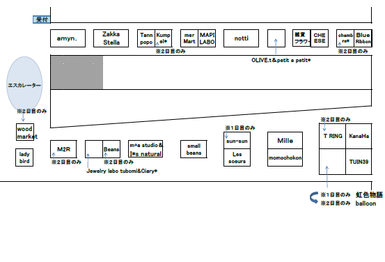 ブース表左