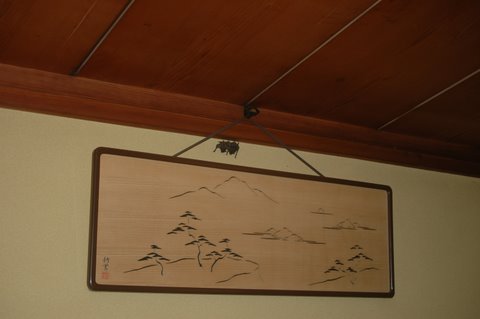 玄関の蝙蝠