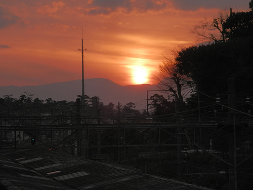 夕焼け模様