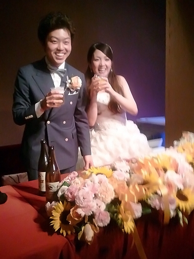 先輩の結婚式