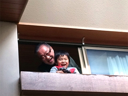 院長のお宅で新年会