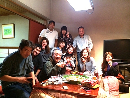 院長のお宅で新年会