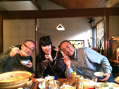 院長のお宅で新年会
