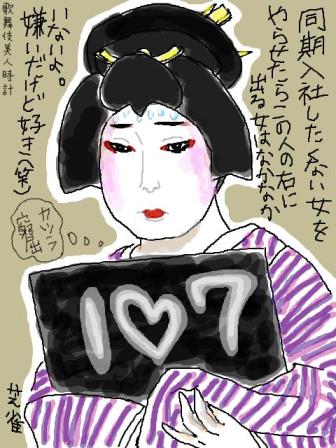 【歌舞伎美人時計】107