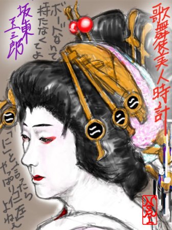 【歌舞伎美人時計】2