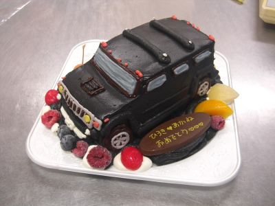 車３台立体ケーキ はりまやblog 似顔絵ケーキ イラストケーキ 立体ケーキなど