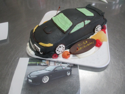 カーマニアケーキ車 はりまやblog 似顔絵ケーキ イラストケーキ 立体ケーキなど
