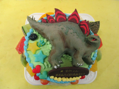 恐竜ケーキ マジパンケーキ はりまやblog 似顔絵ケーキ イラストケーキ 立体ケーキなど