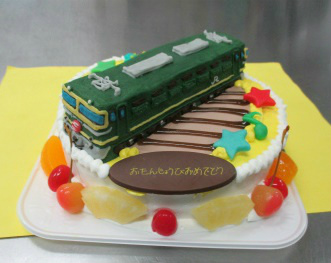 電車のケーキ はりまやblog 似顔絵ケーキ イラストケーキ 立体ケーキなど